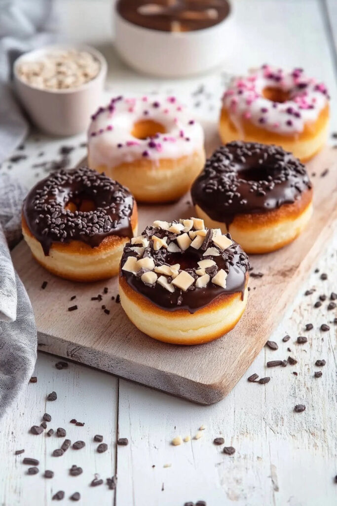 Flavorful Toppings Keto Donuts