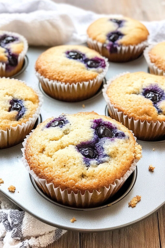 Preparation Steps Keto Almond Flour Blueberry Muffins