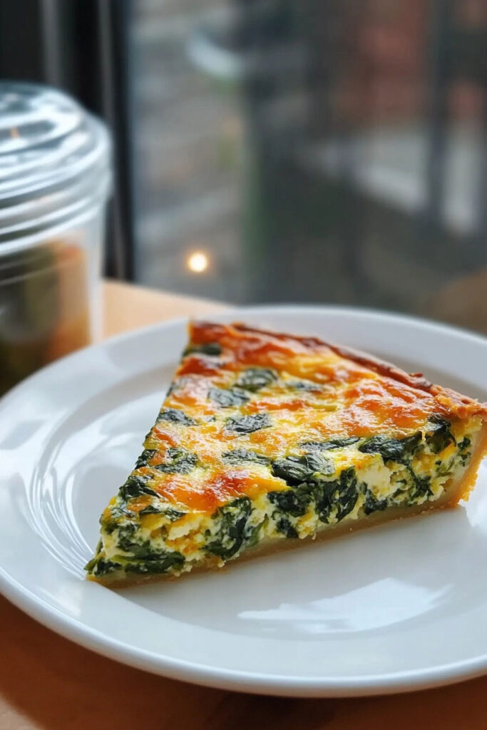 Serving Suggestions Keto Crustless Spinach Quiche