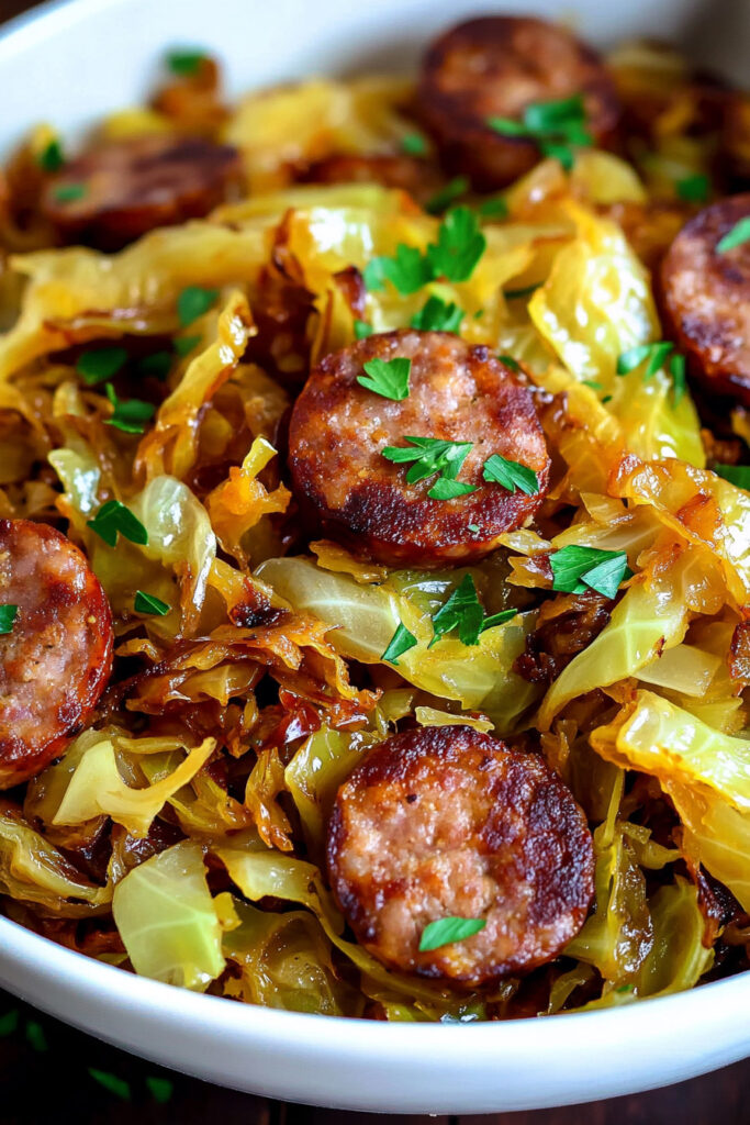 Customize Keto Fried Cabbage and Sausage