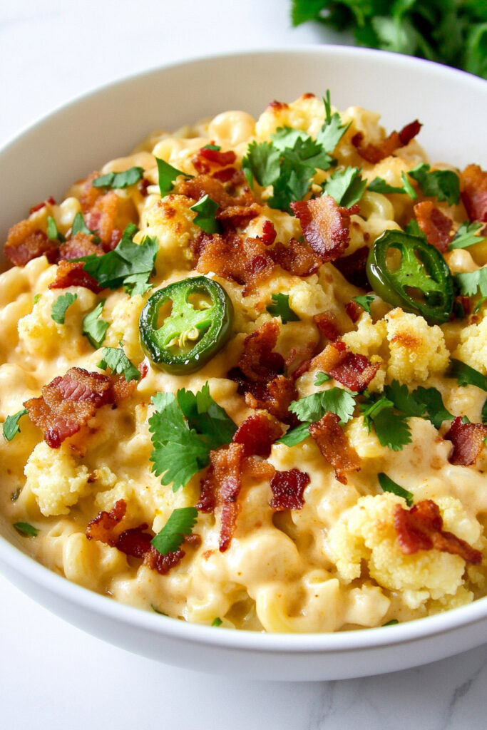 Customize Keto Jalapeño Popper Cauliflower Mac and Cheese