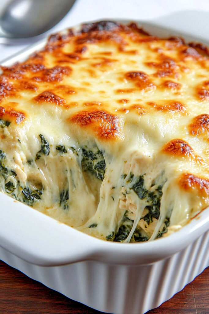 Customize Spinach Artichoke Chicken Casserole