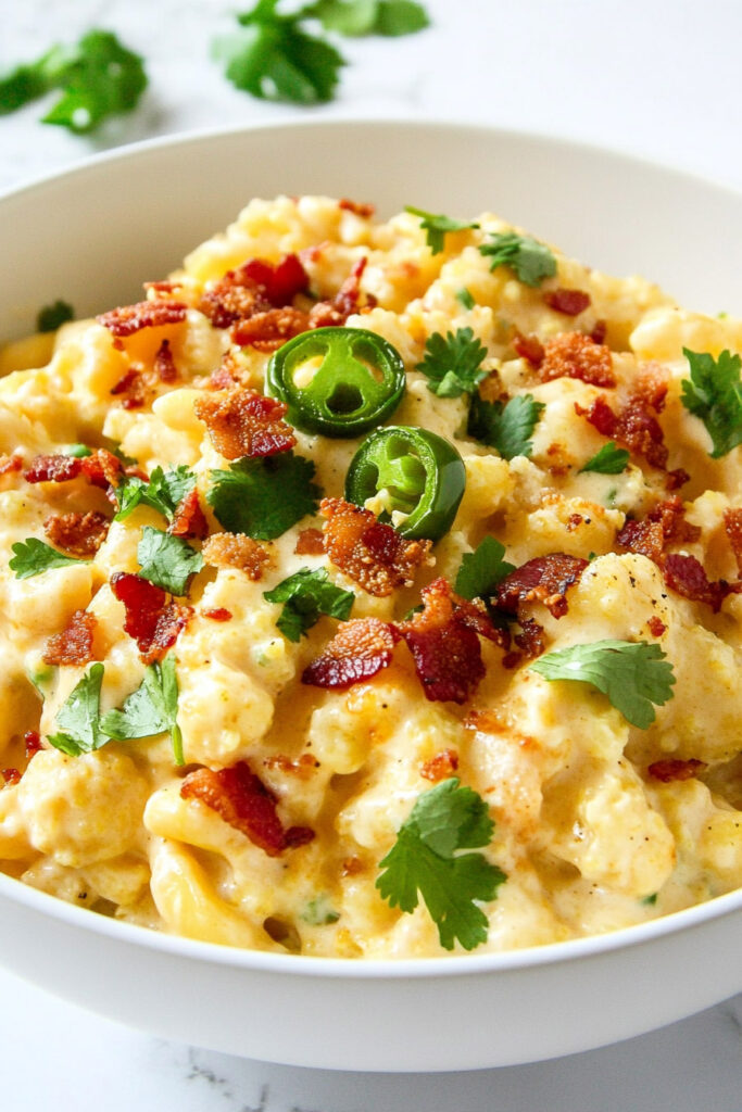 How to Make Keto Jalapeño Popper Cauliflower Mac and Cheese