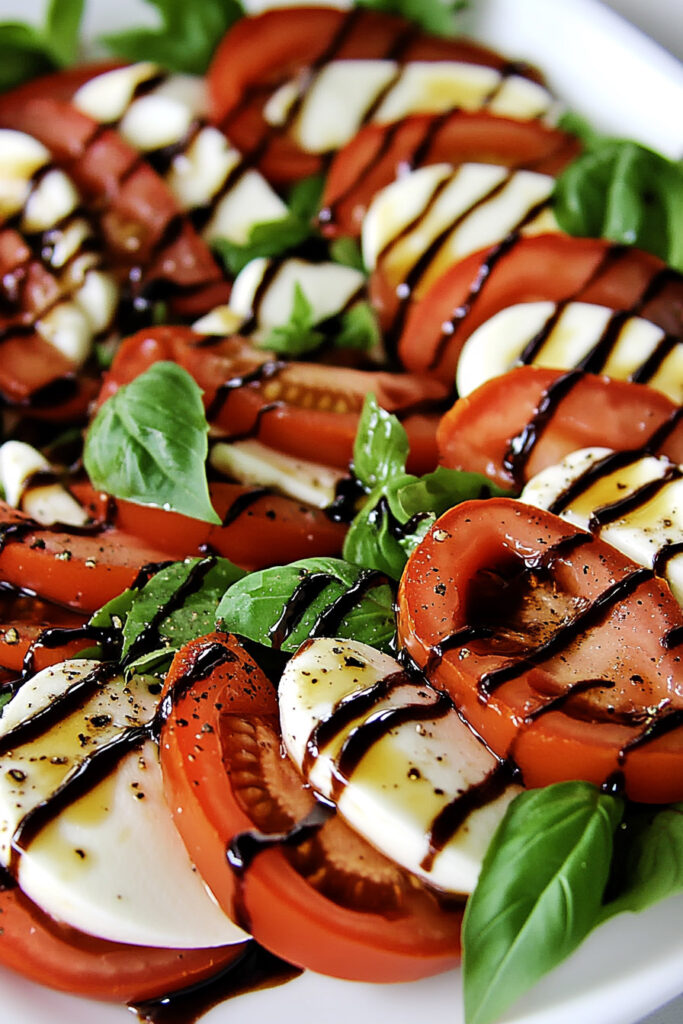 How to Make Keto Caprese Salad with Balsamic Reduction