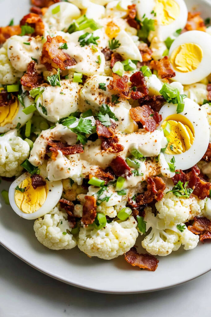 Ideas to Make Keto Cauliflower Potato Salad