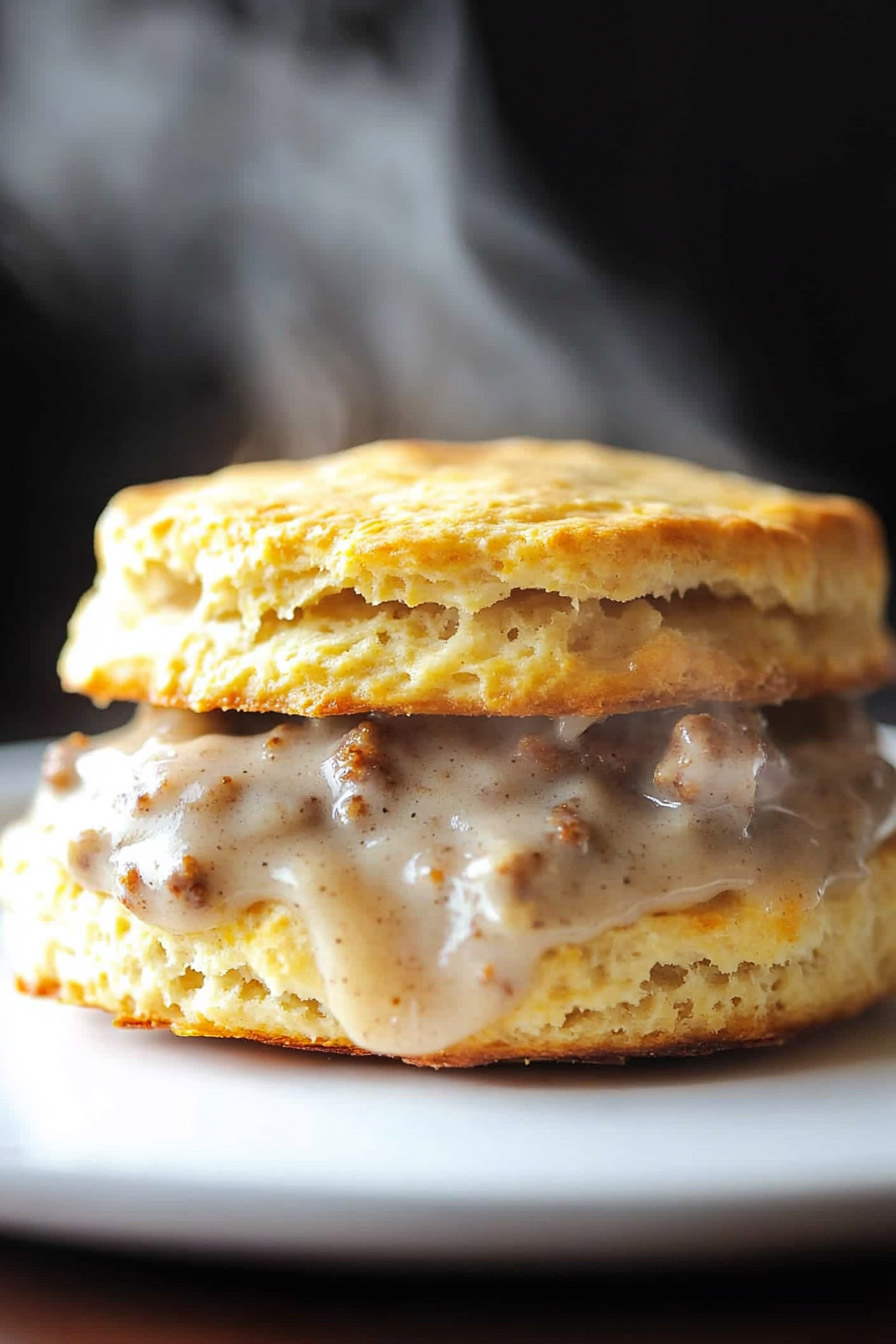 Keto Biscuits and Gravy