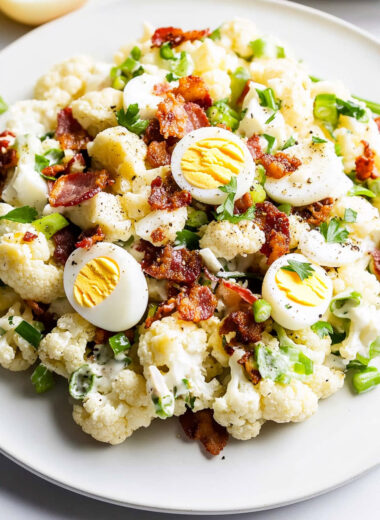 Keto Cauliflower Potato Salad Recipe