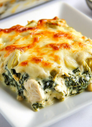 Keto Spinach Artichoke Chicken Casserole