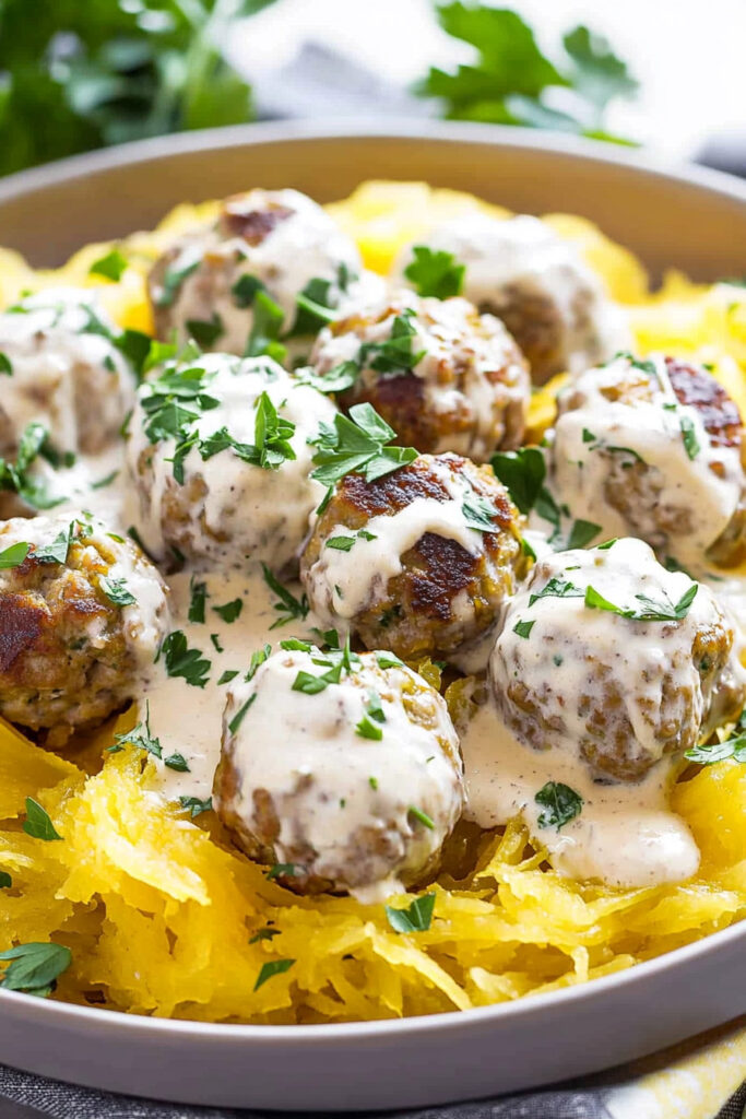 Serving Tips Keto Swedish Meatballs