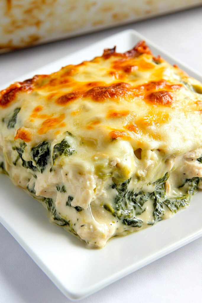 Serving Tips Spinach Artichoke Chicken Casserole